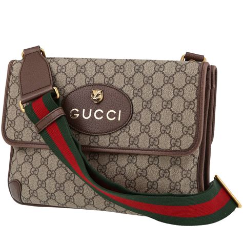 gucci borsa tela monogram pelle chiara|borse tracolla donna Gucci.